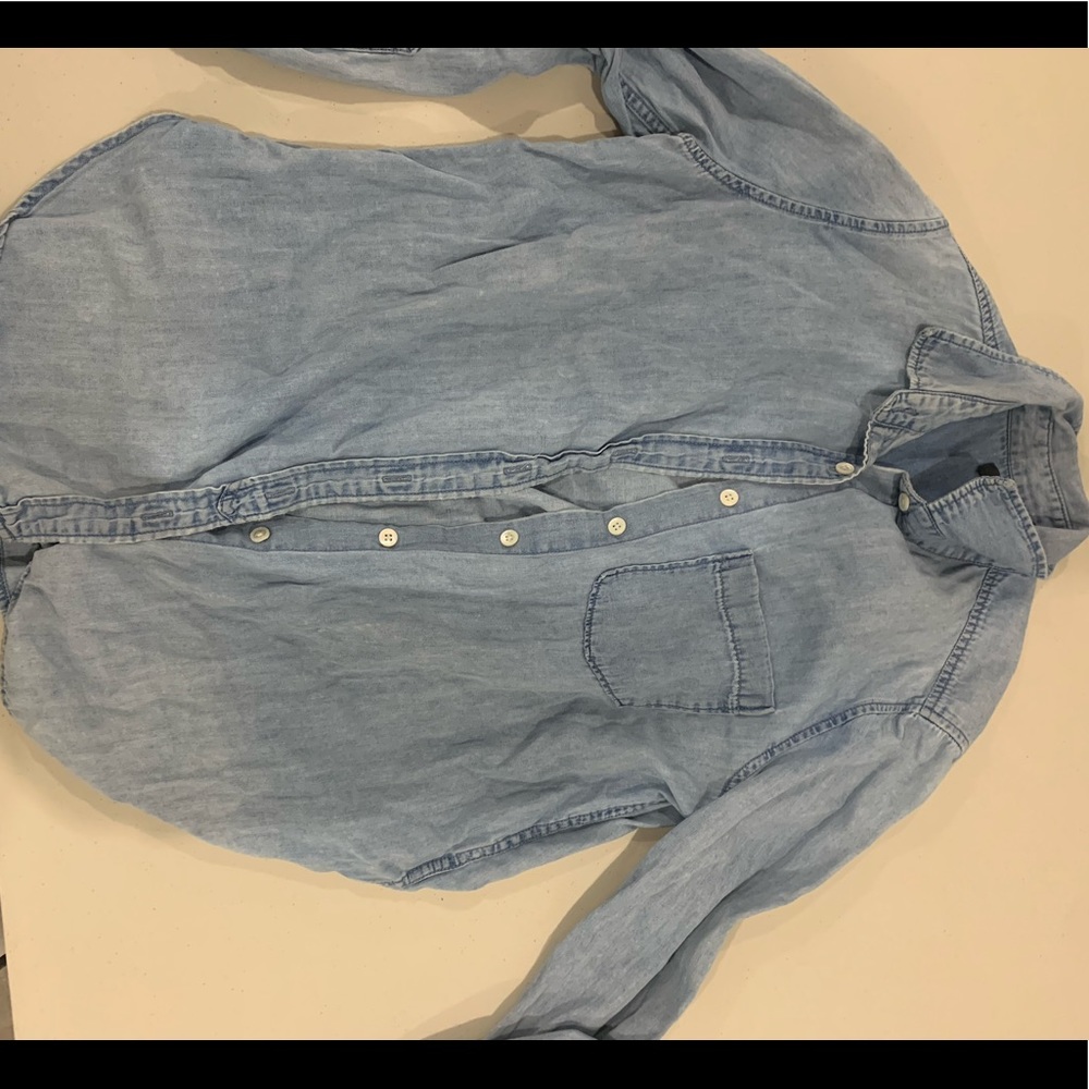 J Crew denim long sleeve shirt